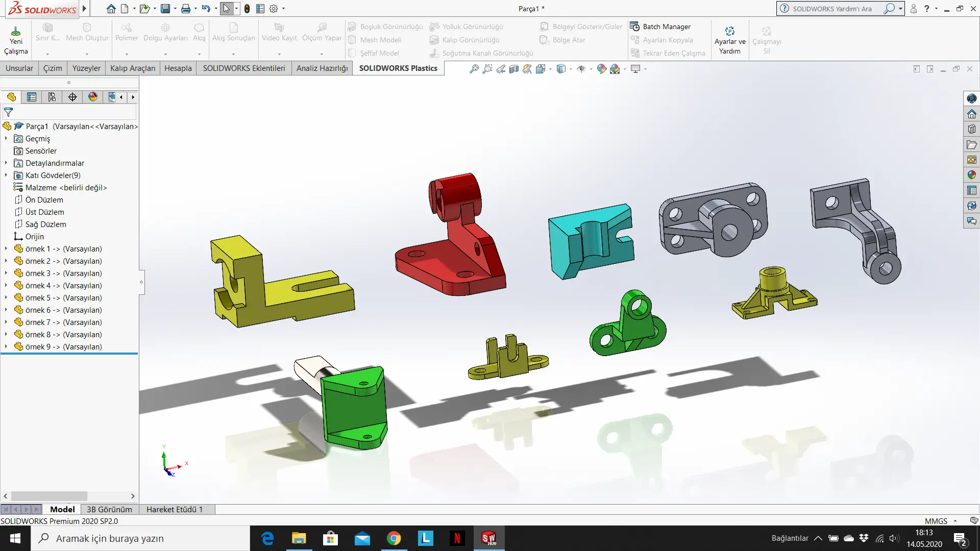 Solidworks Hazır Parçalar